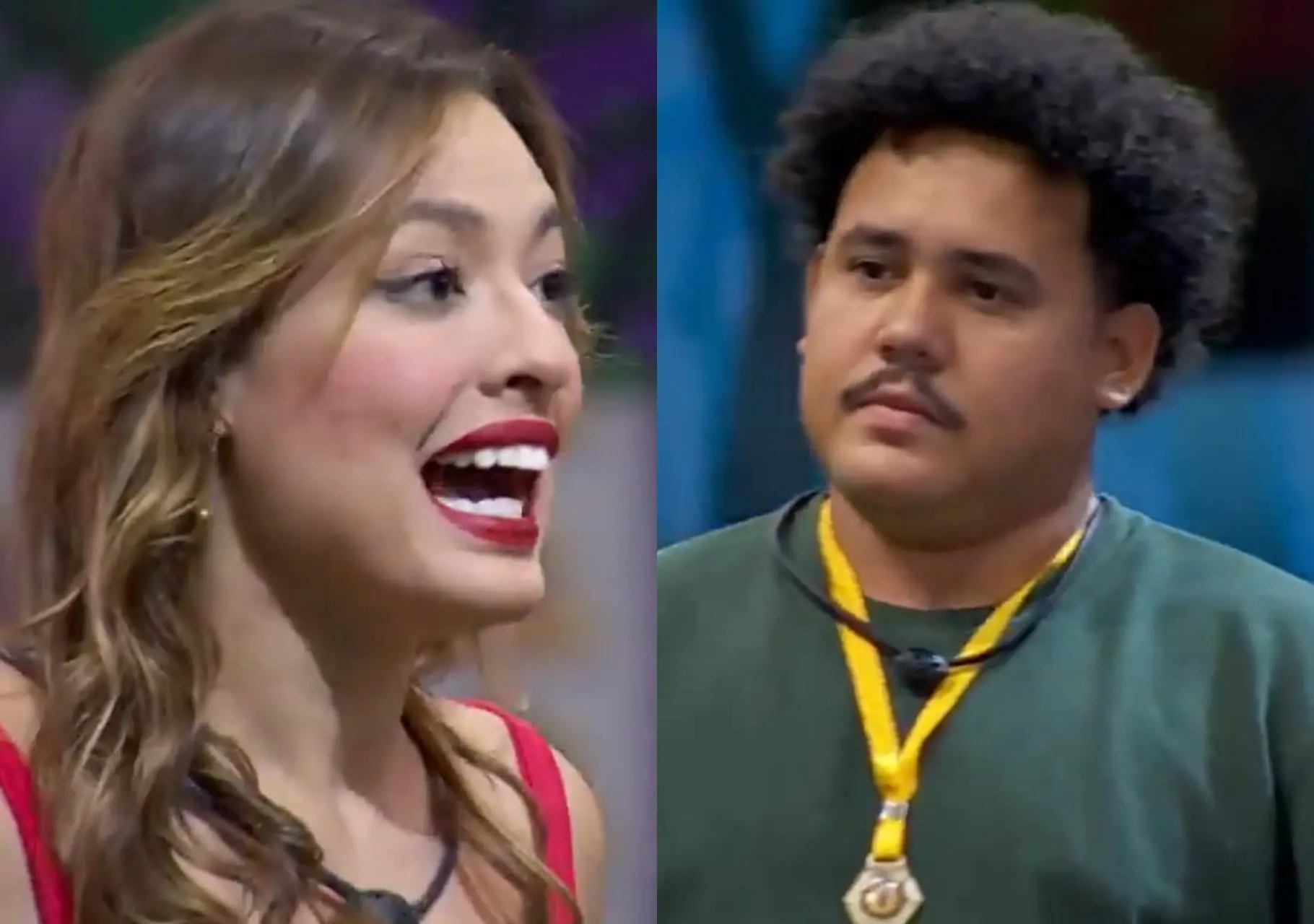 Beatriz e Lucas Henrique no BBB 24