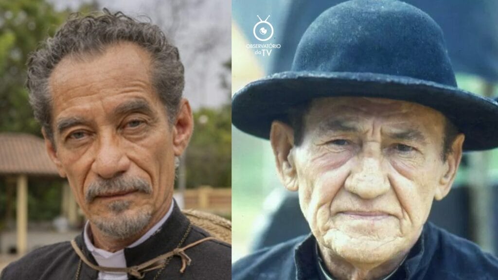 Padre Santo, vivido por Chico Diaz, foi papel do ator Jofre Soares