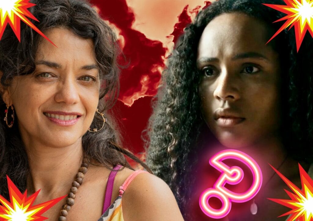 Morena (Ana Cecilia Costa) e Maria Santa (Duda Reis) em Renascer