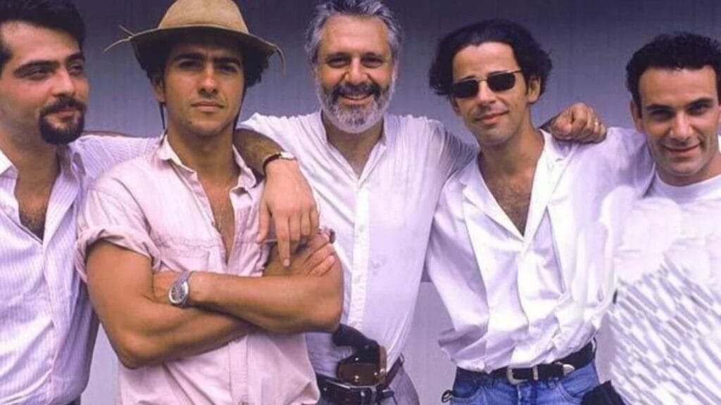 José Inocêncio e seus filhos na Renascer de 1993