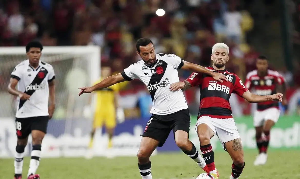 Vasco e Flamengo em campo