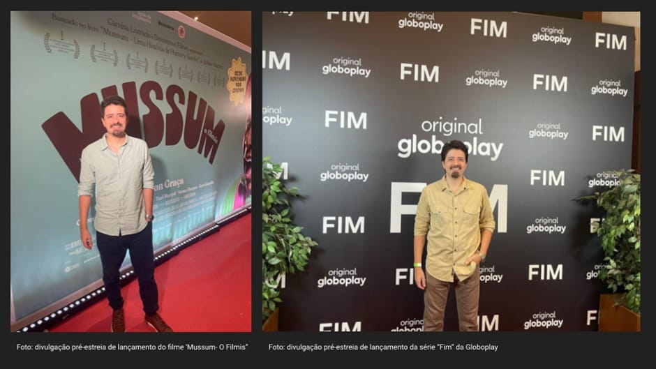 Alan Pontes nos eventos de lançamento de Mussum - O Filmis e Fim