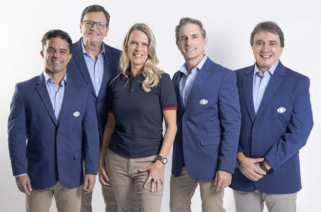 Max Wilson, Sergio Mauricio, Mariana Becker, Felipe Giaffone e Reginaldo Leme estão na equipe de transmissão da Fórmula 1