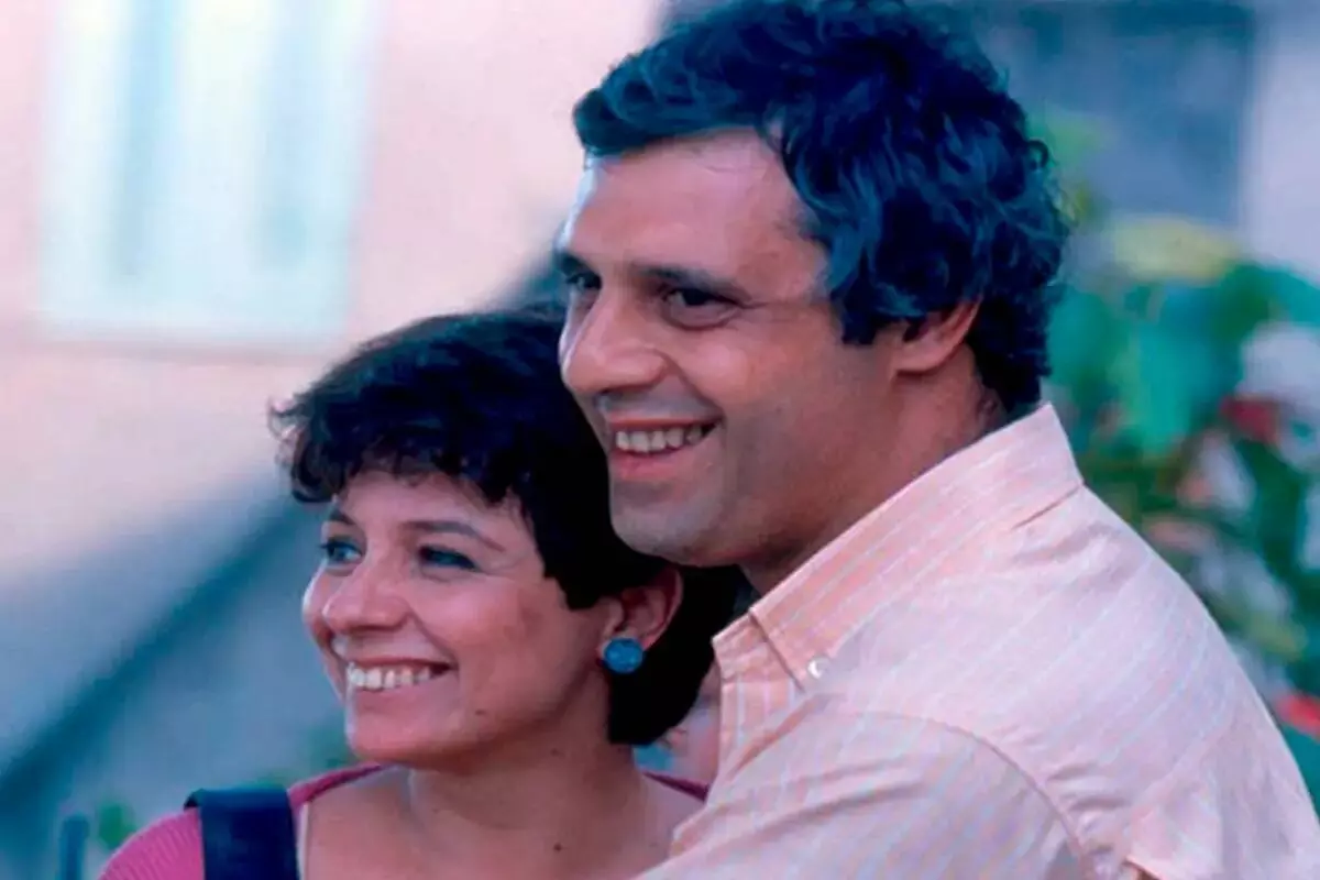Eloá (Débora Duarte) e Osmar (Antonio Fagundes) em Corpo a Corpo, novela de Gilberto Braga