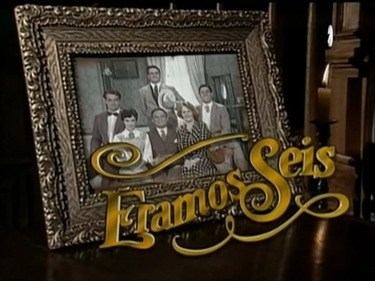 Logotipo da novela Éramos Seis, do SBT (1994)