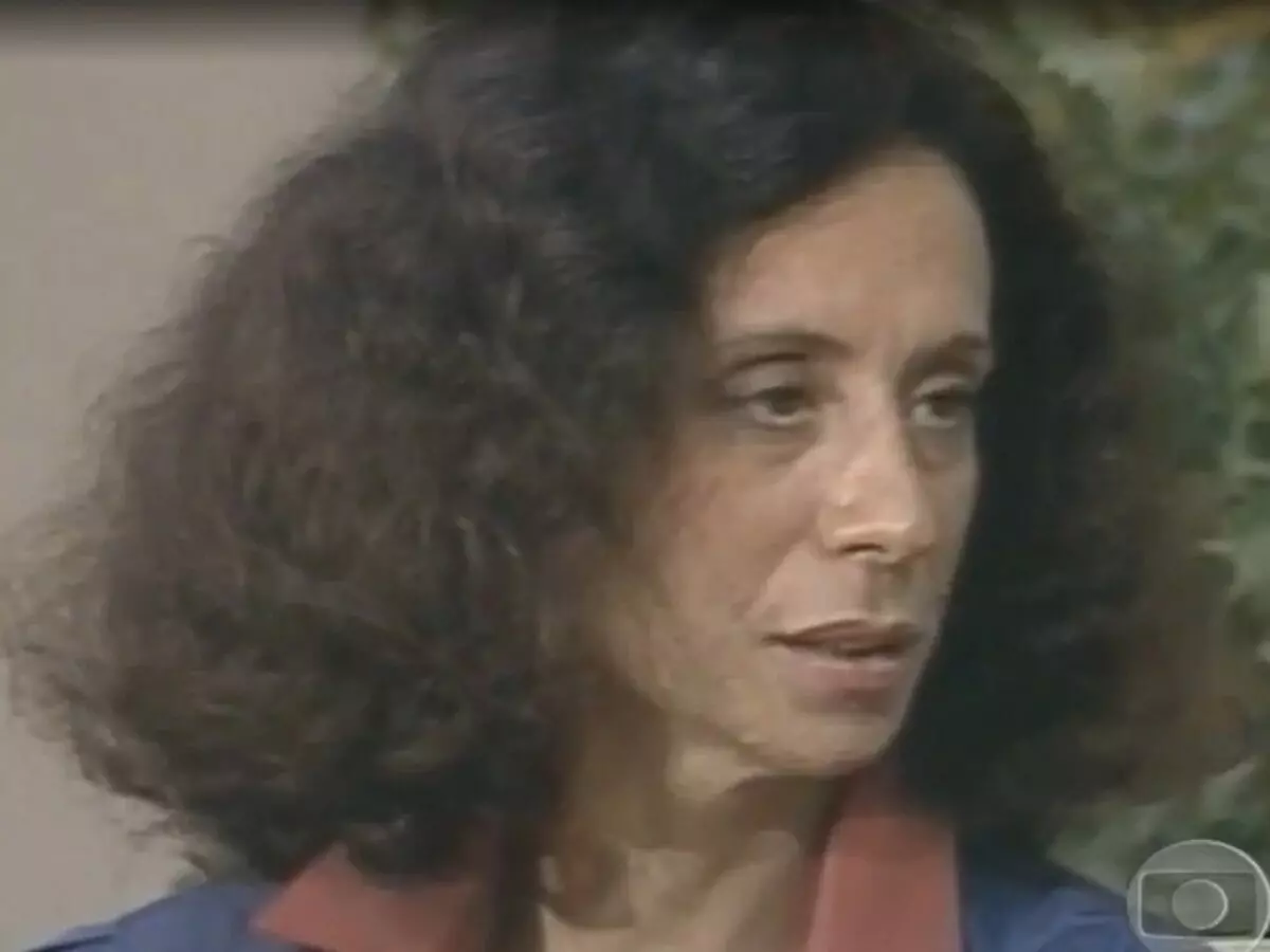 A atriz Tetê Medina na década de 1980